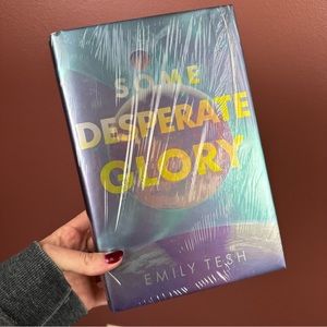 Some Desperate Glory by Emily Tesh Illumicrate Special Ed SIGNED sticker insert